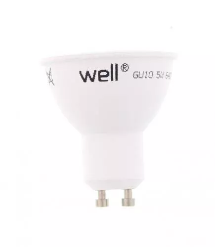 Becuri - Spot cu led MR16 GU10 5W 230V lumina rece Well – IoElectronice.ro