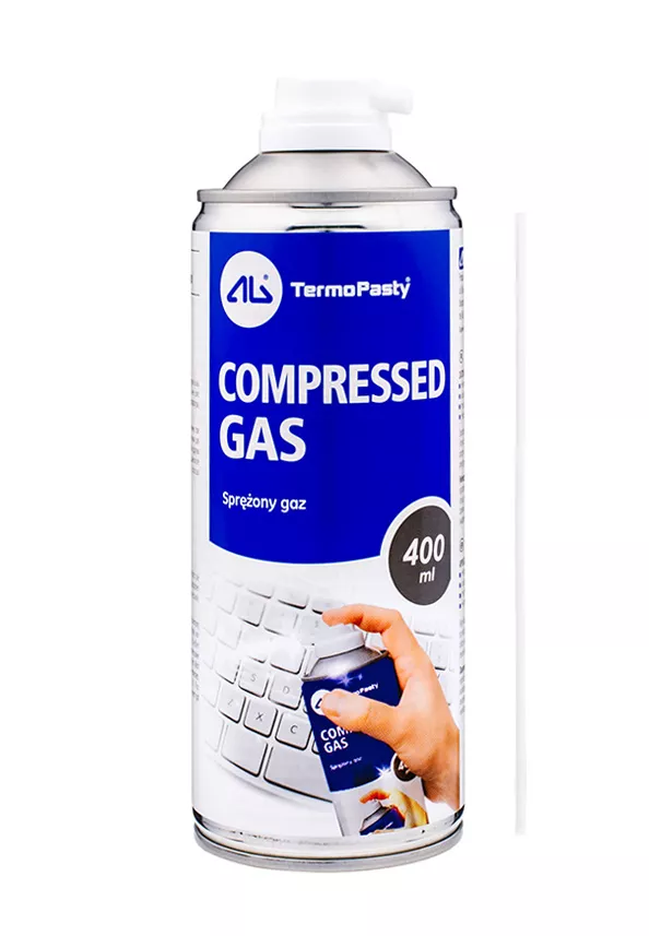 Aer comprimat - Spray cu aer comprimat 400ml OEM, conține propan-butan, ideal pentru curățarea echipamentelor electronice.