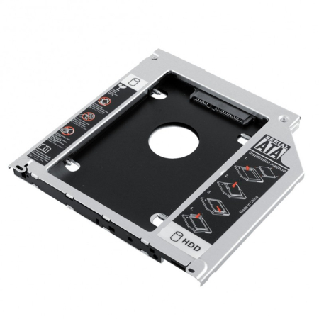 Hard Disk - SSD HDD CADDY 9.5mm OEM pentru montare unitate hard disk 2.5 inch, garanție 24 luni persoane fizice, 12 luni juridice