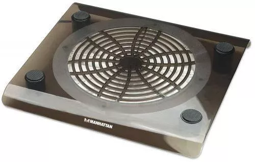 Coolere laptop - Stand de răcire pentru notebook Manhattan 703406 – Ventilator silențios și eficient pentru laptopuri