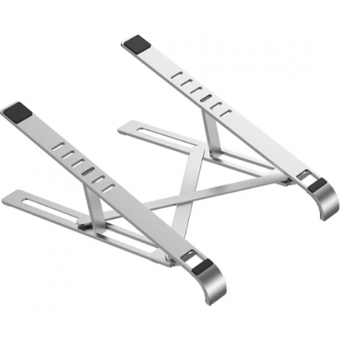 Coolere laptop - Stand laptop reglabil aluminiu Choetech H045-SL, suport pentru până la 15.6", înălțime ajustabilă 55-120 mm