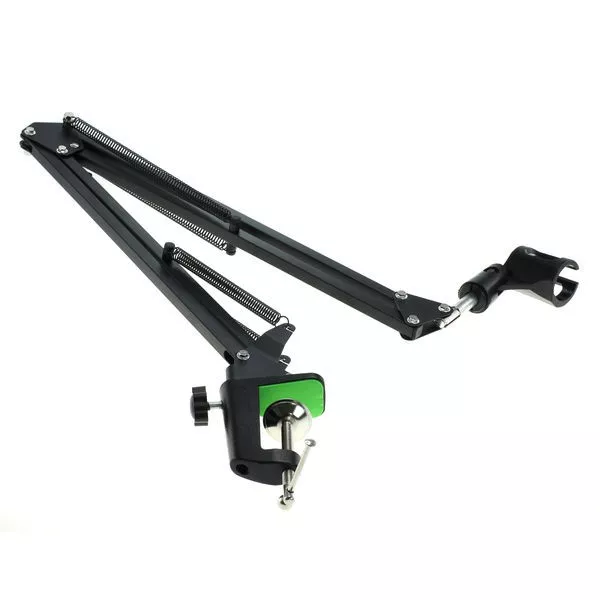 Stand microfon montabil pe masă cu dublu braț OEM, lungime ajustabilă, suport pentru microfoane standard [2]
