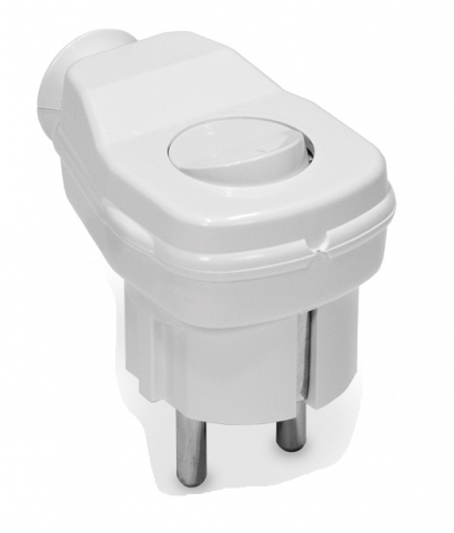 Stechere - Stecher Shuko Alb cu Comutator WT-16U/LK/WE Plastrol, 230V, IP20, 16A – Siguranță și Performanță Internă