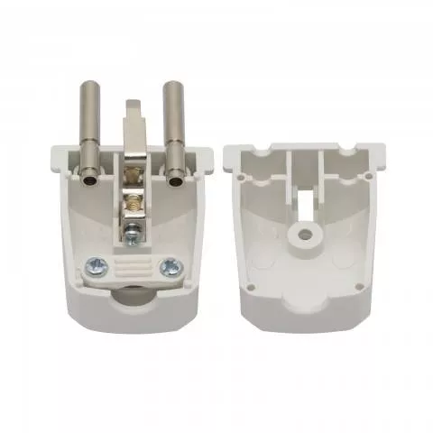 Stecher volanta Schuko 230V 16A alb OEM, 50Hz, 24 luni garanție persoane fizice [1]