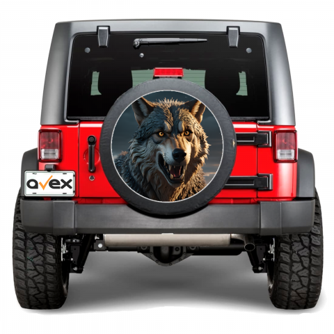 Stickere si Printuri - Sticker Auto Rezervor Roată Rezistenta la Intemperii și UV, Diametru 55 cm, Pentru Vehicule Off Road