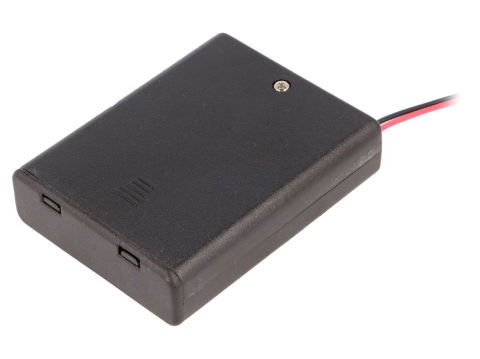 Suport 4x AAA R3 cu cabluri 150mm COMF SBH-441AS negru Confortable Electronic Co. Ltd [1]