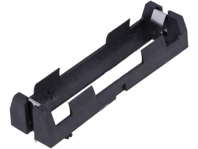 Electrice - Suport acumulator MR18650 x1buc Montare PCB KEYSTONE 1043 – IoElectronice.ro