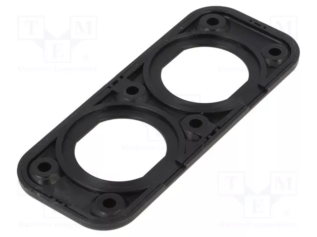 Accesorii Auto - Suport aplicat pentru 2x prize auto șurub mascat negru SCI A13-216DDP