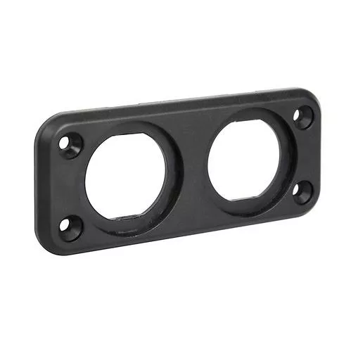 Accesorii Auto - Suport aplicat pentru 2x prize auto șurub negru SCI A13-165-1