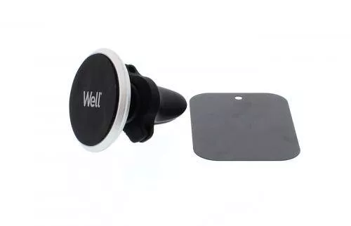 Accesorii Auto - Suport auto magnetic pentru telefon cu prindere la ventilație Well