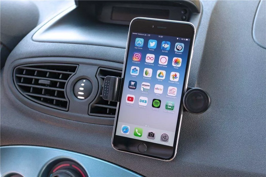 Suport auto smartphone prindere ventilatie Goobay [3]
