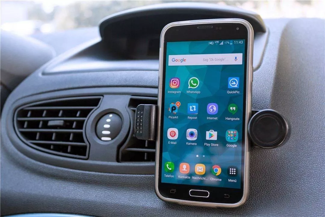 Suport auto smartphone prindere ventilatie Goobay [5]