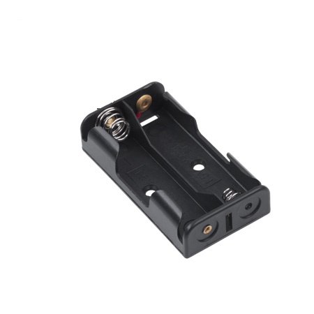 Suporti baterii-acumulatori - Suport baterie 2x AA cu contacte pentru lipire – IoElectronice.ro