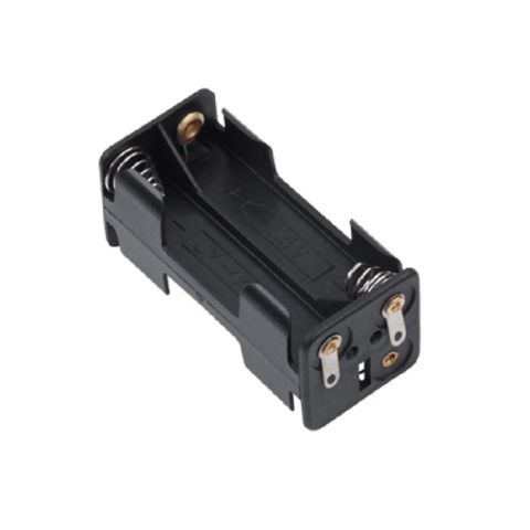 Suporti baterii-acumulatori - Suport baterie 4x AA pătrat cu contacte pentru lipire - IoElectronice.ro