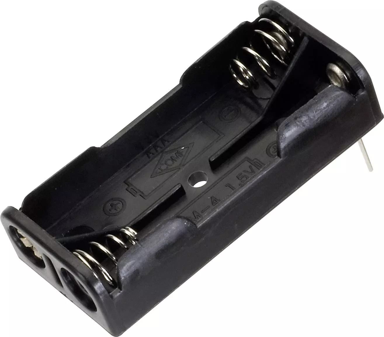 Suporti baterii-acumulatori - Suport baterii 2x AAA R3 negru terminal pentru PCB COMF BH-421-3P CONFORTABLE ELECTRONIC CO. LTD