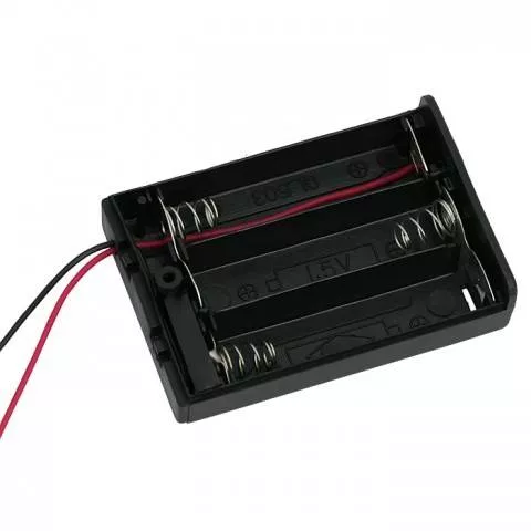Suport baterii 3x AA cu capac întrerupător OEM, lungime 10cm, accesoriu pentru alimentare dispozitive. [1]
