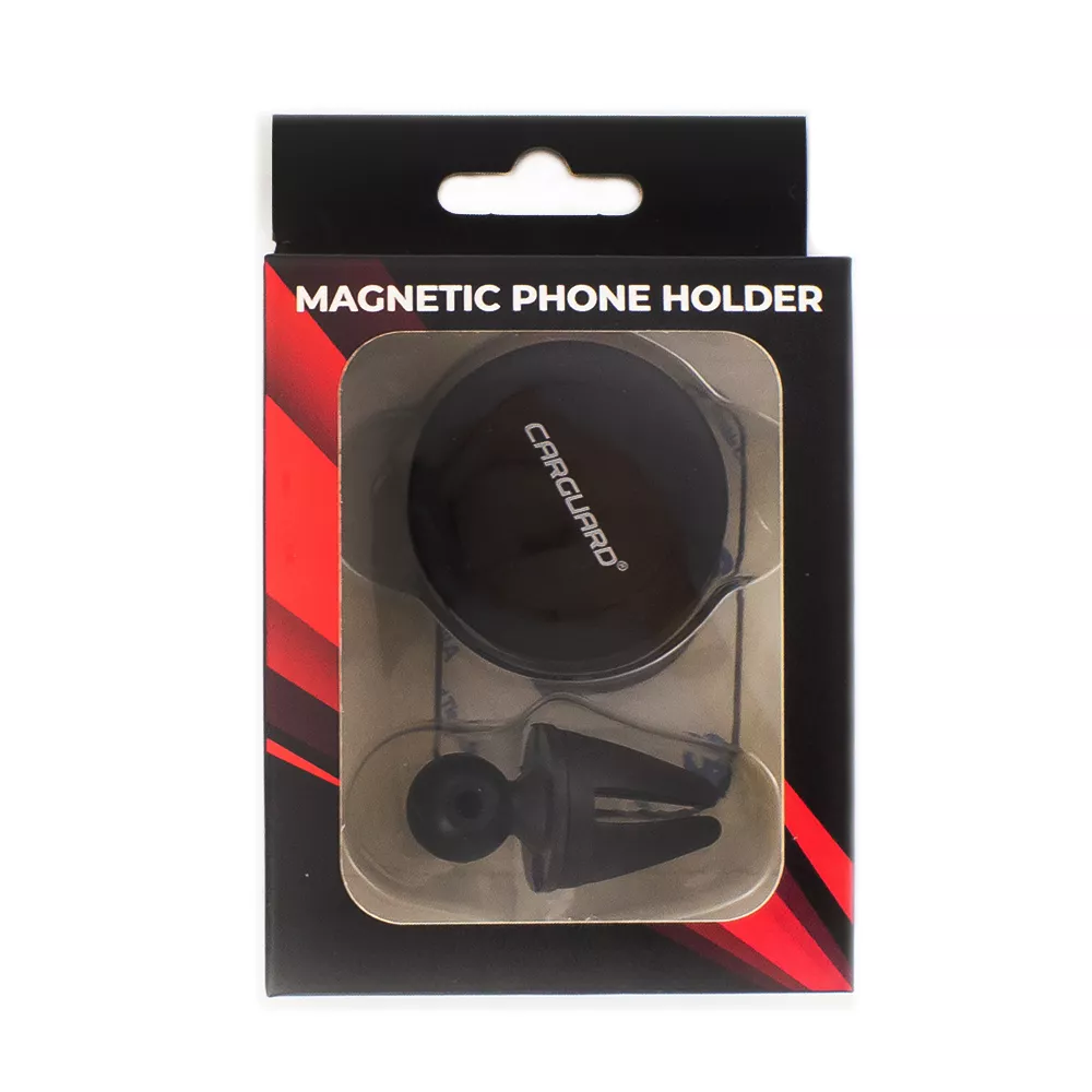 Suport magnetic auto ventilație pentru telefon Carguard STA008, tip fixare, lungime compactă, compatibil cu majoritatea telefoanelor. [4]