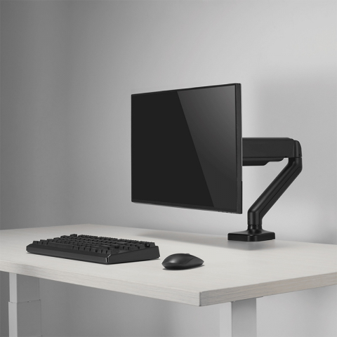 Suport monitor VESA 75x75/100x100, reglabil, pentru ecrane 13-27 inch, Cabletech UCH0208-1, negru [4]