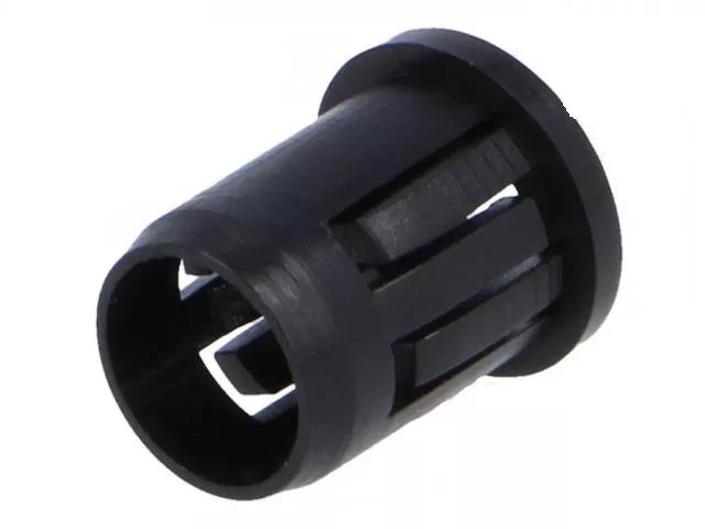 Suport pentru LED 5 mm monobloc negru UL94V-2 L 12.5 mm FIX&FASTEN FIX-LED5-3 – IoElectronice.ro [1]