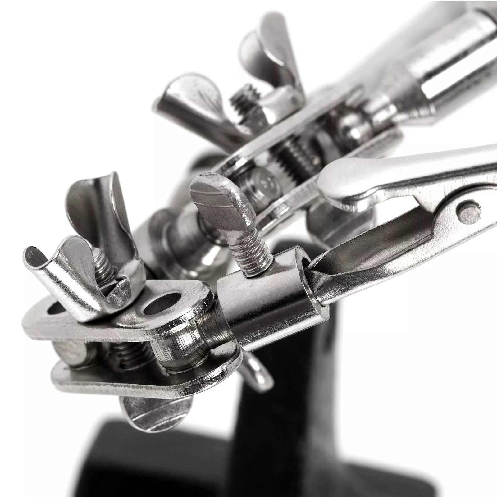 Suport placă circuit imprimat cu lupă 2x Fahrenheit 10102 – Accesoriu pentru reparare și inspectare electronică [2]