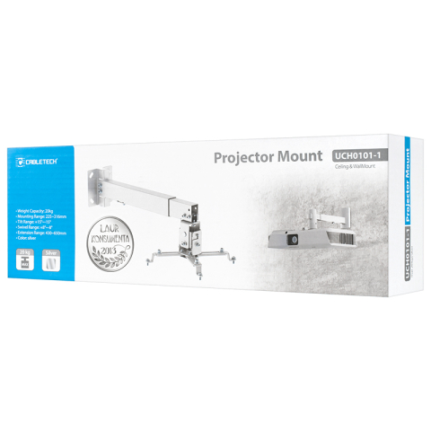 Suport proiector perete/tavan argintiu UCH0101-1 Cabletech – IoElectronice.ro [9]