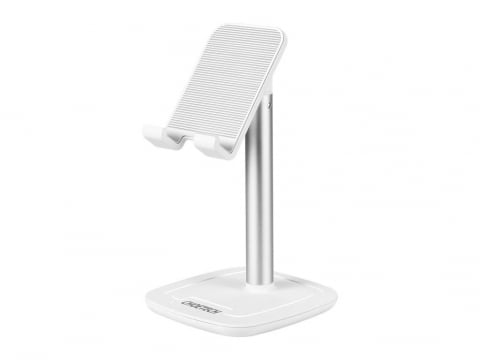 Suport reglabil de birou pentru telefon și tabletă, design anti-alunecare, compatibil 4-12.9 inci, alb, Choetech H88 [2]