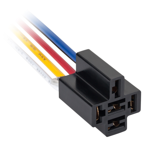 Intrerupatoare-Relee - Suport releu auto 5 pini cu fire terminale PRE0008-1 – IoElectronice.ro