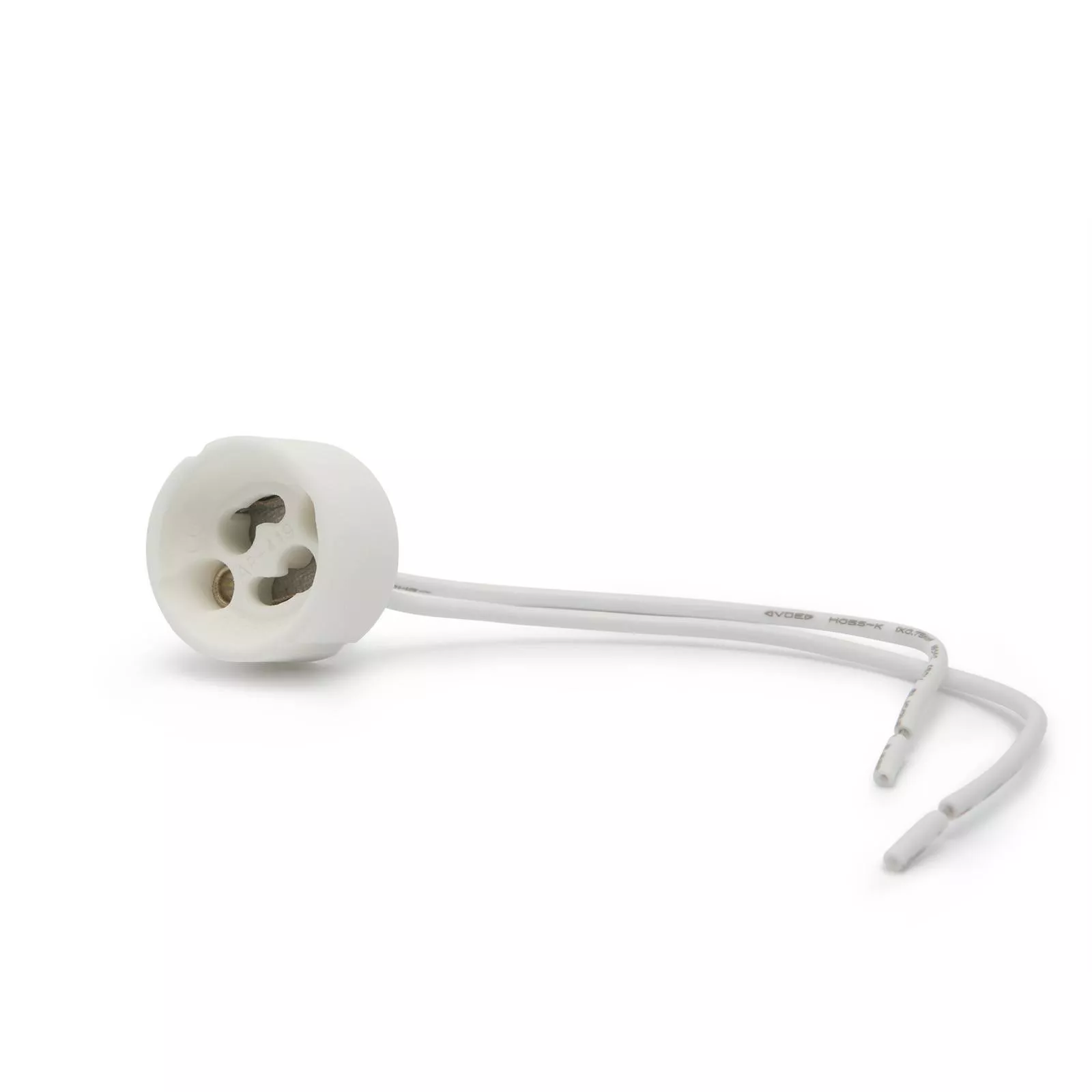 Becuri - Suport soclu bec GU10 ceramic cu fir 15cm tip spot OEM pentru iluminat interior