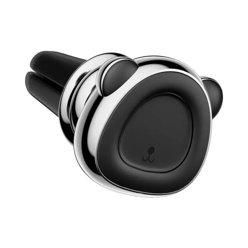 Accesorii Auto - Suport telefon Baseus Bear Argintiu pentru grila de ventilatie auto - IoElectronice.ro