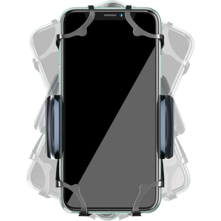 Suport telefon pentru bicicleta negru Inter-Tech MTH-200 55 x 70 x 120 mm [3]