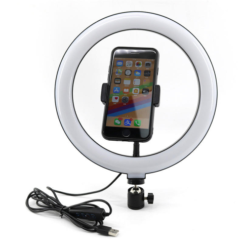 Suport telefon cu lumina LED 12 INCH circular OEM tip bec LED [1]