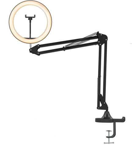 Suport telefon cu lumina LED 12 INCH circular OEM tip bec LED [3]