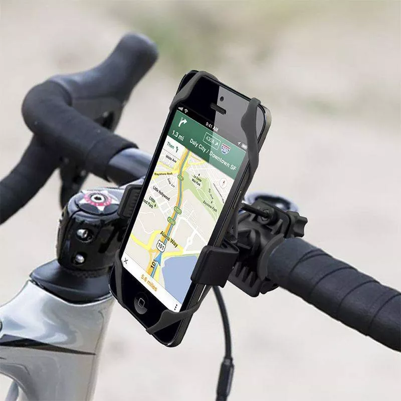 Accesorii Off-Road, ATV, QUAD, SSV - Suport universal pentru bicicletă RIDER ESPERANZA – montaj pe ghidon, rotire 360°, fixare sigură pentru telefon