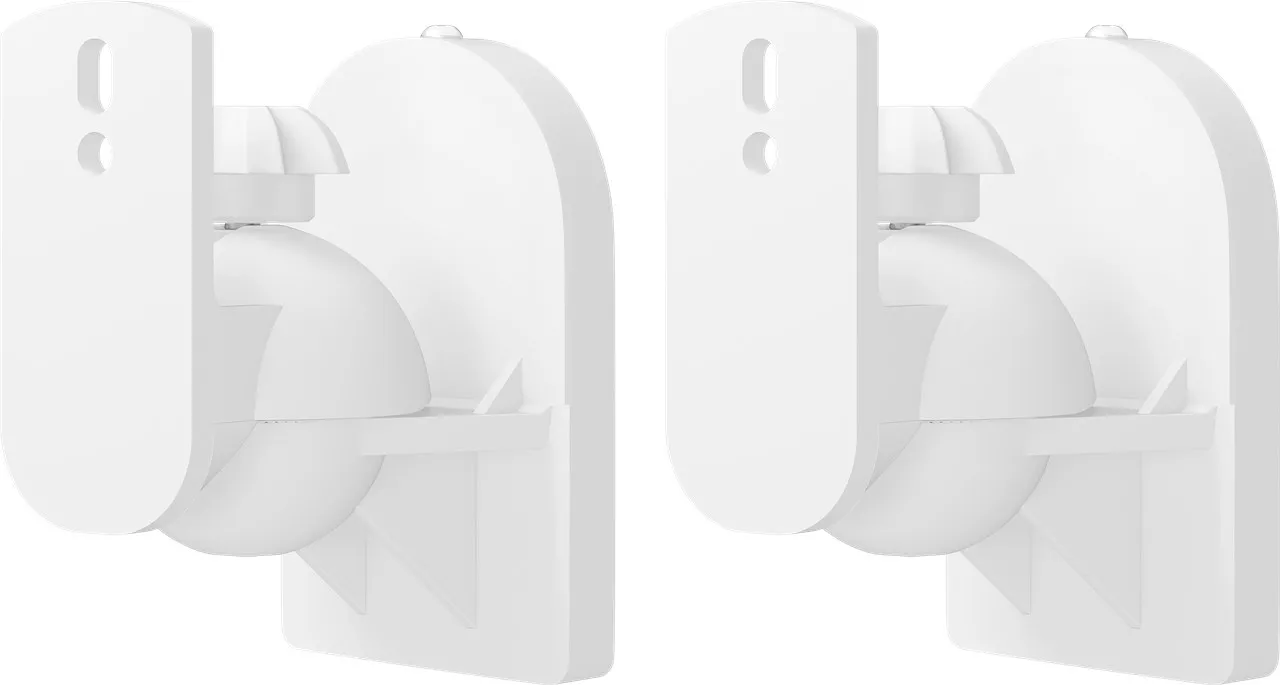 Suporti TV - Suporti difuzoare universal 2buc Goobay pe perete reglabil 3.5kg alb – IoElectronice.ro