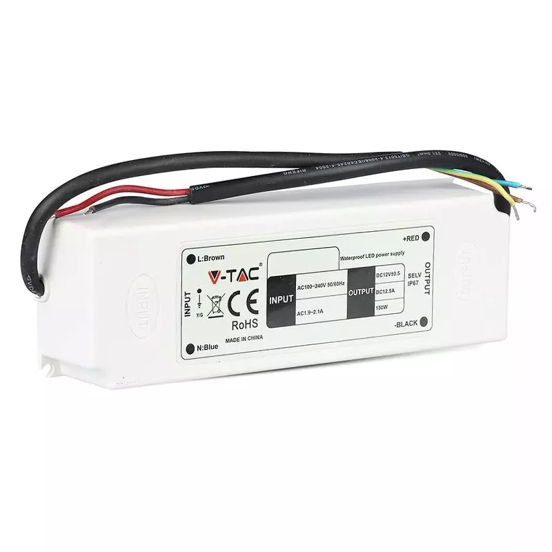 Surse-alimentatoare - Sursa alimentare banda LED 12V 6A 75W IP67 V-TAC – IoElectronice.ro