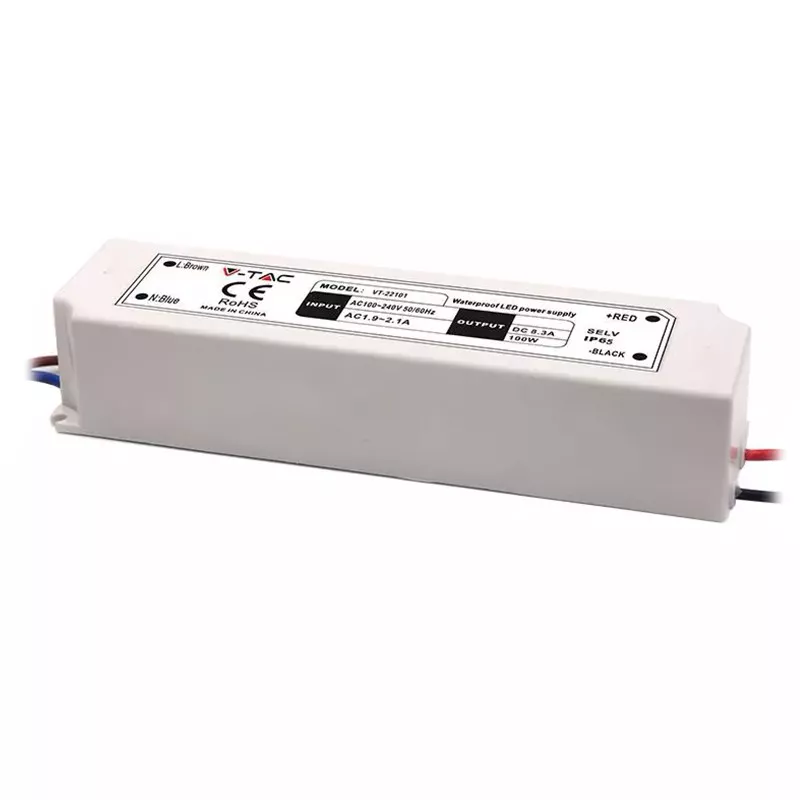 Surse-alimentatoare - Sursa alimentare banda LED 12V 8A 100W IP67 V-TAC – IoElectronice.ro