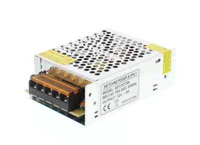 Electrice - Sursa în comutatie AC-DC 72W 12V 6A WELL, 230V AC, 6000 mAh, 24 luni garanție persoane fizice