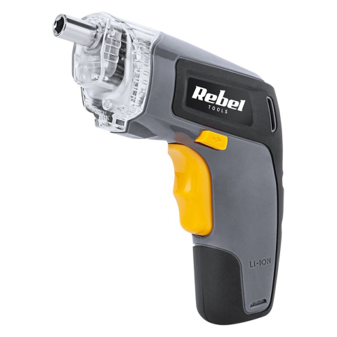 Surubelnite - Șurubelniță cu acumulator 3.6V 1300mAh 27 capete REBEL RB-1001 – IoElectronice.ro