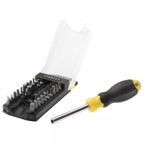 Surubelnite - Set Surubelnite Multi-Bit Stanley 34 Piese – Durabil și Confortabil pentru Orice Lucrare