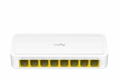 Switch internet - Switch Desktop 8 porturi 10/100Mbps alb Cudy FS108D – IoElectronice.ro