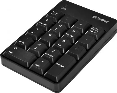 Computer-laptop - Tastatura numerica wireless Sandberg 630-05 negru - IoElectronice.ro