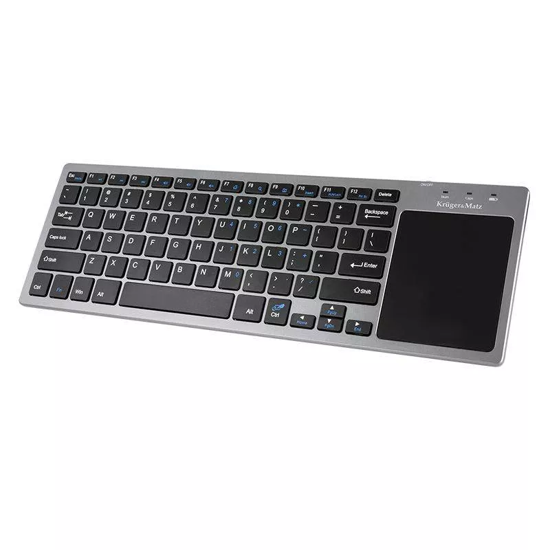 Computer-laptop - Tastatura Wireless KB-100 Kruger&Matz cu Touchpad, Taste Multimedia și Design Compact pentru Confort și Libertate