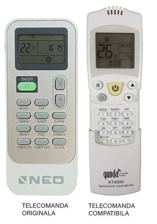 Telecomenzi aer conditionat - Telecomanda înlocuitoare Aer Condiționat Neo DG11J1-01 (490)