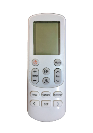 Telecomanda Aer Conditionat Samsung 02V, compatibilă cu SS02V, EH03E, EC03E, lungime 20 cm, pentru modele AR05, AR07, AR12, AR18. [0]