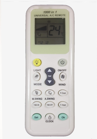 Telecomenzi aer conditionat - Telecomanda Aer Conditionat Honsen 1000in1 Universala cu 1000 de coduri are aceleasi functii ca originala (245) – IoElectronice.ro