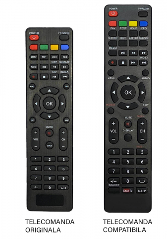 Telecomanda Akai LT-3228 Cod IR432 pentru NEI 32NE4000 HD, compatibilă și cu alte televizoare LCD și LED [1]