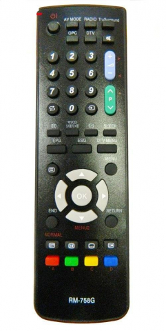 Sharp - Telecomandă Compatibilă Sharp RM-758G IR 1429 – Originală pentru Televizor Sharp