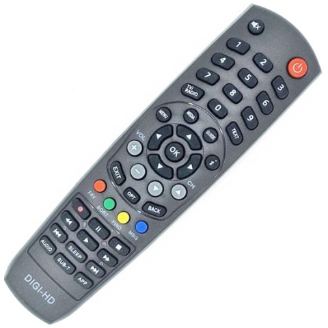 Telecomanda DIGI HD Kaon NA1000HD NA1170HD + Baterii Incluse [1]