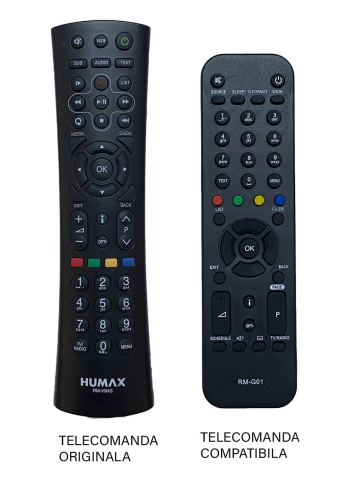 Telecomenzi cablu si satelit - Telecomanda înlocuitoare compatibilă pentru receiver DIGI RM-G01, compatibilă cu originalul RM-H04S IR 724 (340-1) – IoElectronice.ro