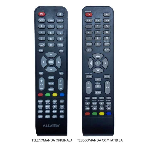 Telecomenzi TV - Telecomanda înlocuitoare compatibilă TV Allview 32ATC6500H IR 1282 (232-1) – IoElectronice.ro